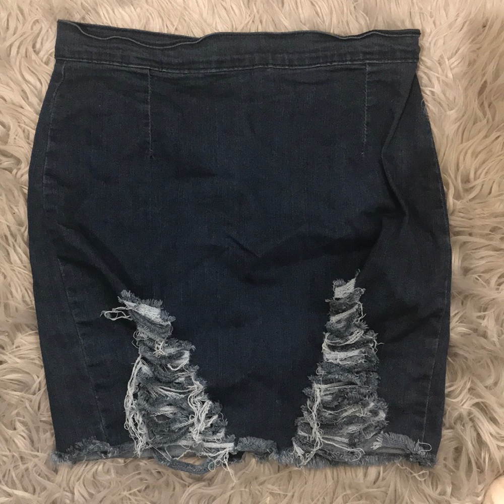 Denim skirt